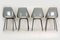 Fibreglass Chairs by Miroslav Navratil for Vertex, 1960s, Set of 4 4