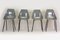 Fibreglass Chairs by Miroslav Navratil for Vertex, 1960s, Set of 4, Image 3