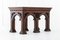 19th-Century Victorian Gothic Pine Console Table 6