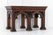 19th-Century Victorian Gothic Pine Console Table 4