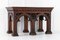 19th-Century Victorian Gothic Pine Console Table, Image 4