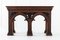 19th-Century Victorian Gothic Pine Console Table 1