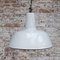 Vintage Industrial Gray Enamel Hanging Lamp from Philips, 1950s 4