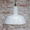 Vintage Industrial Gray Enamel Hanging Lamp from Philips, 1950s, Image 4