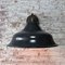 Industrielle Vintage Wandlampe aus Gusseisen in Schwarz 6