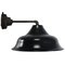 Industrielle Vintage Wandlampe aus Gusseisen in Schwarz 1
