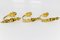 French Gilt Bronze Curtain Tiebacks or Curtain Holders, Set of 3 17