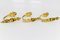 French Gilt Bronze Curtain Tiebacks or Curtain Holders, Set of 3, Image 17