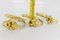 French Gilt Bronze Curtain Tiebacks or Curtain Holders, Set of 3, Image 15