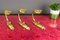 French Gilt Bronze Curtain Tiebacks or Curtain Holders, Set of 3 11