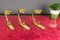 French Gilt Bronze Curtain Tiebacks or Curtain Holders, Set of 3, Image 11