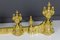 Louis XVI Style Bronze Fireplace Set from Charles Casier, Set of 5, Image 17