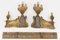 Kamin Set aus Bronze im Louis XVI Stil von Charles Casier, 5er Set 29