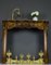 Louis XVI Style Bronze Fireplace Set from Charles Casier, Set of 5, Image 9