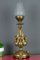 Empire Style Bronze-Colored Pewter and Frosted Cut Glass Table Lamp, 1900s, Image 10