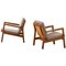 Model Rialto Easy Chairs by Carl Gustav Hiort af Ornäs, Finland, 1957, Set of 2 1