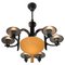 Large Art Deco 7-Flamming Chandelier, 1930s 1