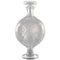 Lalique Flacon in Clear and Frosted Art Glass, 1980s, Image 1