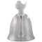 Lalique Bell with Bird in Clear and Frosted Art Glass, 1980s, Image 1
