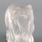 Lalique Dog in Frosted Art Glass, 1980s 5