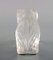 Lalique Dog in Frosted Art Glass, 1980s 4