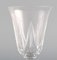 Glasses in Mouth Blown Crystal Glass, 1930s, Set of 19 4