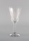 Glasses in Mouth Blown Crystal Glass, 1930s, Set of 19, Image 3