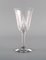 Glasses in Mouth Blown Crystal Glass, 1930s, Set of 19 2