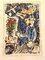 Lithographie de Marc Chagall, The Blue Workshop, 1983 1