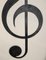 Large Metal Music Note, 1960s 4