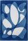 Moldes móviles Calder, 2019, impresión moderna Mid-Century sobre papel, azul claro, tonos neutros, Imagen 1