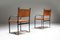 Fauteuils Modernes Mid-Century en Cuir Cognac, 1960s, Set de 2 3