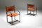 Poltrone Mid-Century moderne in pelle color cognac, anni '60, set di 2, Immagine 4