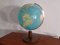 Vintage Illuminated Glass Globe by Paul Oestergaard for Columbus, 1950s 1