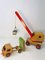 Vintage Wooden Children's Toy Crane and Truck, Set of 2 12