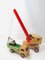 Gru e camion giocattolo vintage in legno, set di 2, Immagine 2