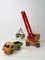 Vintage Wooden Children's Toy Crane and Truck, Set of 2 5