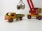 Vintage Spielzeugkran und LKW aus Holz für Kinder, 2er Set 8
