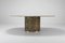 Marble and Brass Dining Table by Jean Charles, 1970s, Image 4