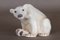 Antique Danish Porcelain Polar Bear Figurine by Dahl Jensen for Bing & Grøndahl 1