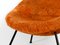 Mid-Century Orange Flokati Cover Lounge Chair by Fritz Neth for Correcta, 1950s 8