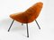 Mid-Century Orange Flokati Cover Lounge Chair by Fritz Neth for Correcta, 1950s, Image 19