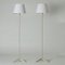 Vintage Lacquered Metal Floor Lamps from ASEA, 1950s, Set of 2 3