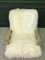 Art Deco Sheepskin Armchair by Tatra Nabytok 3