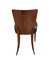 Czech H214 Chairs in Walnut & Faux Leather by J. Halabala, 1930s, Set of 2, Image 5