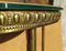 Italian Brass and Glass Console, 1940s, Image 6