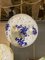 Lampe Sphère Blanc Laiteux en Verre de Murano avec Murrine Bleue et Feuille d'Or de Simoeng 9