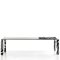 Minimalist Aluminium Extendable Long Black White Metaverso Dining Table by Laab Milano 2