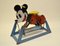 English Painted Wooden Tri-Ang Rocking Mickey Mouse Toy from Lines Bros Ltd, 1940s, Image 2