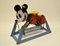 Jouet en Bois Peint Tri-Ang Rocking Mickey Mouse de Lines Bros Ltd, Royaume-Uni, 1940s 2
